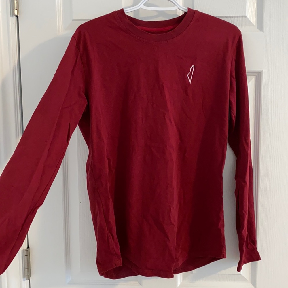 PaliRoots long sleeve tee, red